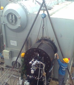 冠航手拉葫蘆助力電力變電站設(shè)備的吊裝